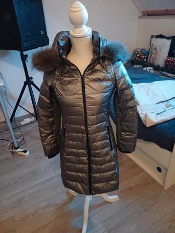 Zilveren Donsjas Winterjas - Maat XS beschikbaar voor biedingen