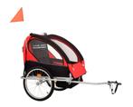 Kinderfietskar wandelwagen fietsaanhanger 2in1 GRATIS BEZORG, Nieuw, Opvouwbaar, 40 tot 60 kg, Kinderkar