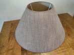 Lampenkap Linnen, Ophalen, 25 tot 50 cm, Bruin, Rond