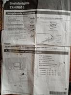 Onkyo TX-NR616 Receiver met Tuner, Audio, Tv en Foto, Versterkers en Receivers, Ophalen, Gebruikt, 60 tot 120 watt, Onkyo