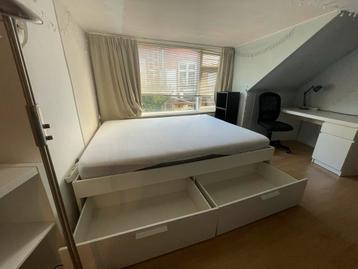 Ikea Brimnes bed met lades + matras 160x200cm