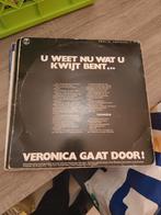 Veronica Gaat Door! LP - 1974, Ophalen of Verzenden, Gelezen, Diverse, Media