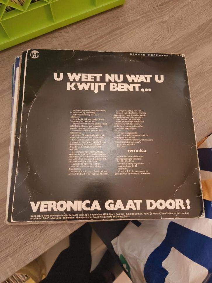 Veronica Gaat Door! LP - 1974, Boeken, Film, Tv en Media, Gelezen, Media, Ophalen of Verzenden
