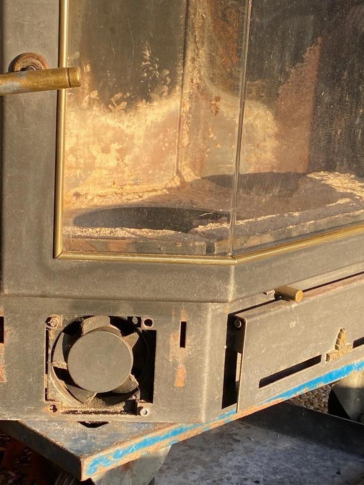 Inbouw houtkachel merk:Barbas, Huis en Inrichting, Kachels, Gebruikt, Inbouw, Houtkachel, Hout, Ophalen
