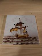 Tegel met schip, Antiek en Kunst, Ophalen of Verzenden