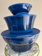 Tupperware bewaardozen, Huis en Inrichting, Keuken | Tupperware, Ophalen of Verzenden, Gebruikt, Blauw