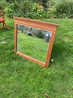 spiegel met houten omlijsting, Huis en Inrichting, Woonaccessoires | Spiegels, Ophalen of Verzenden, Zo goed als nieuw, Minder dan 100 cm