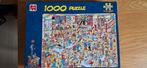 Jan van Haasteren puzzel: Fijne verjaardag, Ophalen of Verzenden, 500 t/m 1500 stukjes, Gebruikt, Legpuzzel