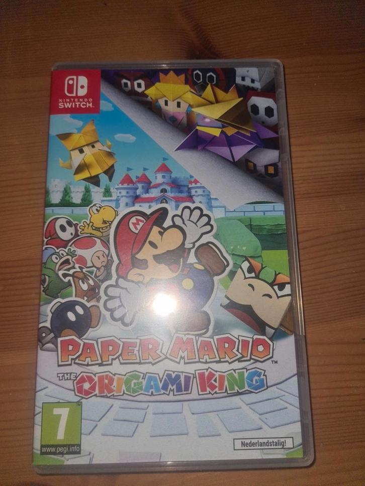 Paper Mario: The Origami King - Nintendo Switch, Spelcomputers en Games, Games | Nintendo Switch, Zo goed als nieuw, Role Playing Game (Rpg)
