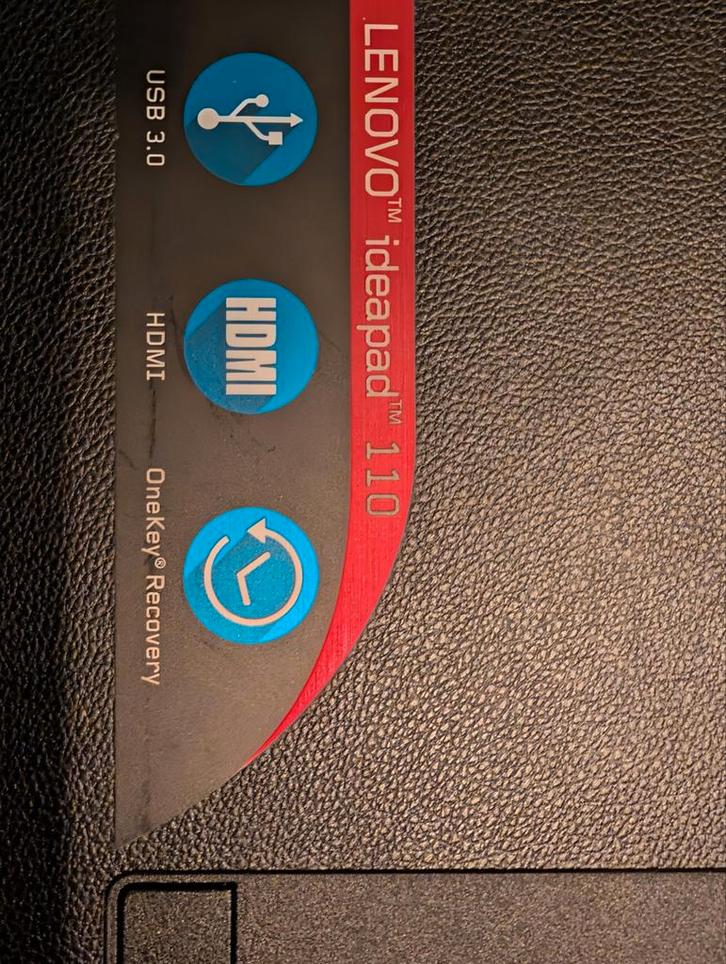 Lenovo Ideapad 110 - Windows 11, Computers en Software, Windows Laptops, Gebruikt, 15 inch, HDD, Minder dan 2 Ghz, 4 GB, Qwerty