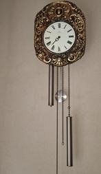 Junghans wandklok houtsnijwerk vintage, Ophalen of Verzenden, Gebruikt, Wandklok