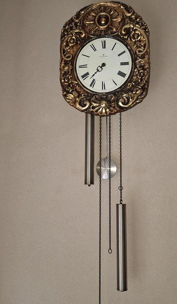 Junghans wandklok houtsnijwerk vintage  beschikbaar voor biedingen
