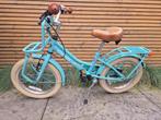Kinder fiets blauw 16 inch, Fietsen en Brommers, Fietsen | Kinderfietsjes, Ophalen, Gebruikt, Minder dan 16 inch, Popal Cooper