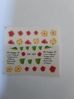 Velletje nagel water decals stickers GN-389, Verzenden, Nieuw, Handen en Nagels, Toebehoren