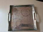 Metalen Dienblad - Vierkant, Ophalen of Verzenden, Gebruikt, Vierkant, Metaal