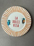 Jens Home Living porseleinen La Dolce Vita bord ijsvogel, Ophalen of Verzenden, Zo goed als nieuw, Porselein, Bord of Schaal