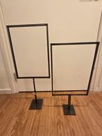 Metalen industriële posterstandaard (11 stuks), Gebruikt, Metaal of Aluminium, Ophalen of Verzenden, 75 cm of meer