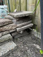 Stoeptegels grindtegels gratis, Ophalen, Gebruikt, 10 m² of meer, Beton