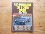 Fiat 124 - Pininfarina 124 & 2000 Spider 1968-1985, Gelezen, Overige merken, Ophalen of Verzenden, Brooklands books