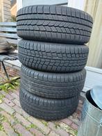 Winterbanden 185/55 R15 op stalen velgen, Auto-onderdelen, Banden en Velgen, Ophalen, Gebruikt, 15 inch, Banden en Velgen