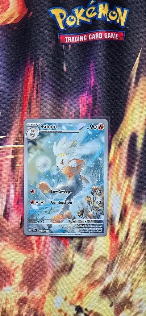 Raboot 147/142 - NM, Hobby en Vrije tijd, Verzamelkaartspellen | Pokémon, Zo goed als nieuw, Losse kaart, Ophalen of Verzenden