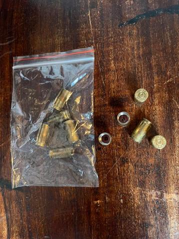 Set van 5 Auto ventieldopjes van echte gebruikte 9mm hulzen beschikbaar voor biedingen