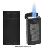 XIKAR SIGAARAANSTEKER ION DOUBLE JETFLAME BLACK   sas58, Verzenden, Nieuw, Aansteker