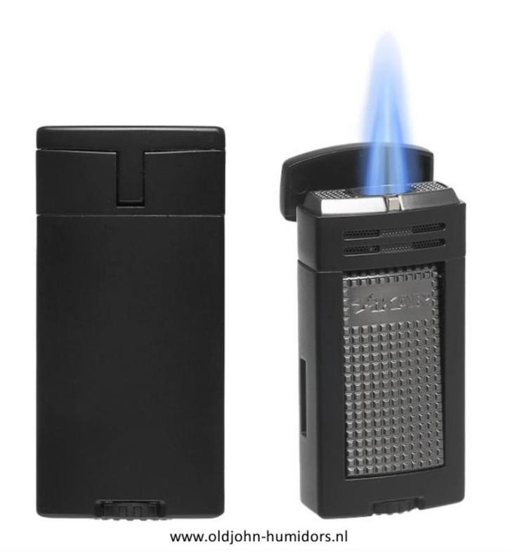 XIKAR SIGAARAANSTEKER ION DOUBLE JETFLAME BLACK   sas58, Verzamelen, Rookartikelen, Aanstekers en Luciferdoosjes, Nieuw, Aansteker