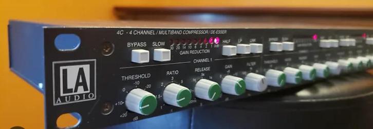 LA audio 4C quad/ multiband FET compressor, Muziek en Instrumenten, Effecten, Gebruikt, Compressor, Ophalen of Verzenden