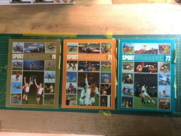 Sportjaarboeken 1970-1971-1972 met veel auto en motorsport. beschikbaar voor biedingen