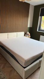 Tweepersoons bed 180 x 200 met opbergruimte excl matras, Tweepersoons, Ophalen of Verzenden, Zo goed als nieuw, 180 cm