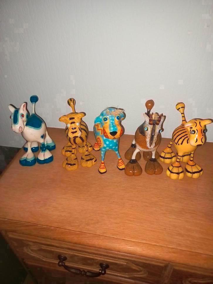 Beeld Topp Arts handgeschilderde beeldjes van diertjes., Verzamelen, Beelden en Beeldjes, Zo goed als nieuw, Ophalen of Verzenden