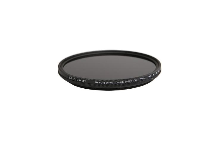 K&F Concept NANO-B Series Variable ND 2-400 77mm filter, Audio, Tv en Foto, Fotografie | Filters, Zo goed als nieuw, Polarisatiefilter