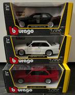 3 x Burago BMW M3 E30(Nieuw), Ophalen of Verzenden, Zo goed als nieuw, Bburago