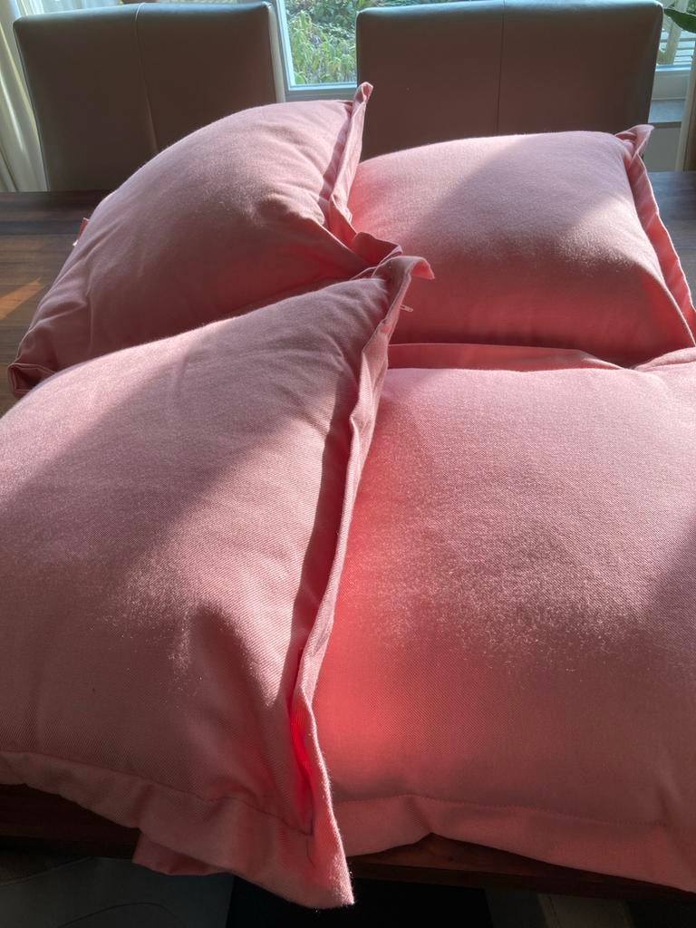 Borek kussens - 4 stuks - roze katoen - nieuw, Ophalen of Verzenden, Nieuw