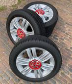 ALS NIEUWE 15” Volkswagen Up velgen + Bridgestone banden 7mm, 15 inch, Banden en Velgen, Nieuw, Zomerbanden