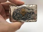 Tabaksdoosje monogram Koning Willem III der Nederlanden 1850, Ophalen, Zilver