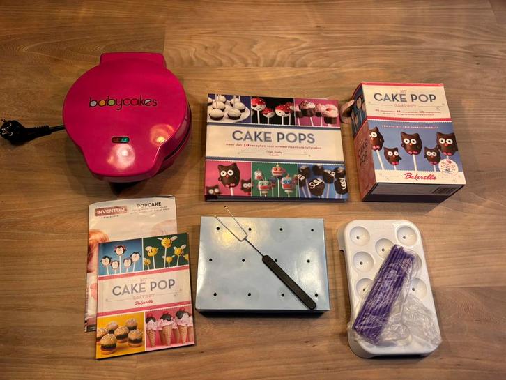Cake Pop Maker Set - maak super leuke traktaties, Hobby en Vrije tijd, Taarten en Cupcakes maken, Zo goed als nieuw, Ophalen of Verzenden