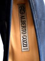 ALBERTO GOZZI pumps, schoenen, blauw, Mt. 40, Blauw, Zo goed als nieuw, Pumps, Alberto Gozzi