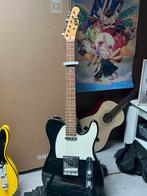 Zwarte Kay Telecaster gitaar, Ophalen of Verzenden, Gebruikt, Solid body, Overige merken