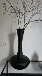 Grote zwarte vaas, pot 60 x 35 cm., Ophalen, Zwart, Minder dan 50 cm