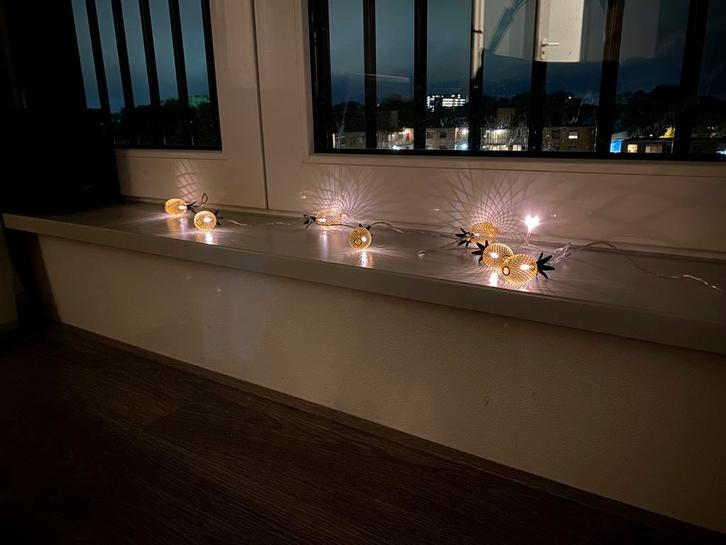 Sfeerlampjes ananas, Huis en Inrichting, Lampen | Overige, Zo goed als nieuw, Ophalen of Verzenden