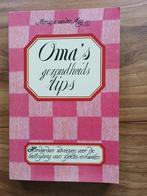 Oma's gezondheidstips Monique van der Meij, Ophalen of Verzenden, Zo goed als nieuw, Gezondheid en Conditie, Monique van der Meij