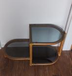 Mooi vintage bamboe tafeltje, Ophalen, Gebruikt, Overige vormen, Hout
