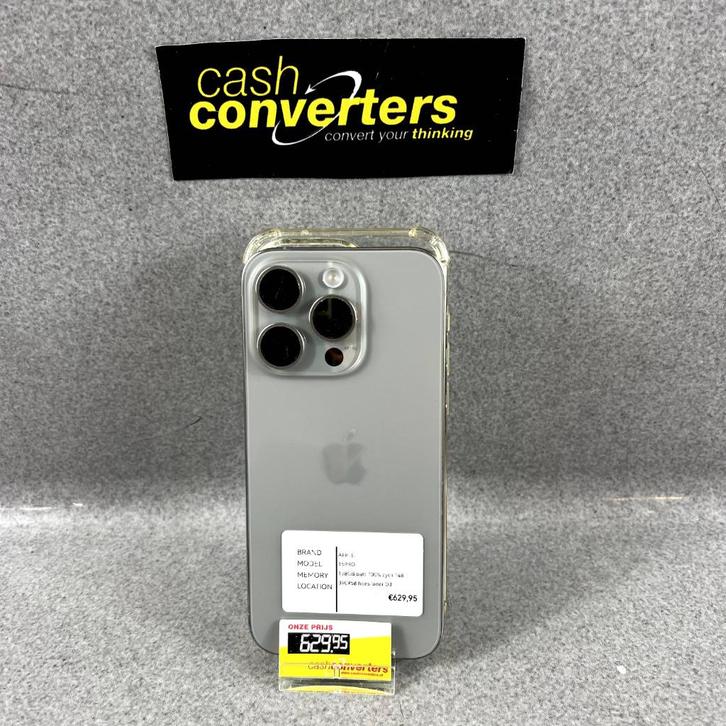 Iphone 15pro | 128GB | batt 100% | hoes | lader | 390958, Telecommunicatie, Mobiele telefoons | Apple iPhone, Gebruikt, 128 GB