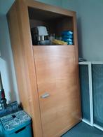 Kleine opberg kast, Ophalen, Gebruikt, 100 tot 150 cm, Beuken look