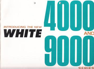 White 4000 en 9000 series truckfolder uit 1966 beschikbaar voor biedingen