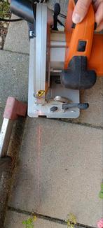 Cirkelzaag Worx, Doe-het-zelf en Verbouw, Gereedschap | Zaagmachines, Ophalen of Verzenden, Gebruikt, Cirkelzaag, 30 tot 70 mm