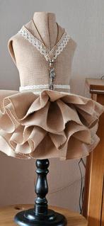 Decoratieve paspop op houten standaard 80cm met jute, Ophalen, Gebruikt