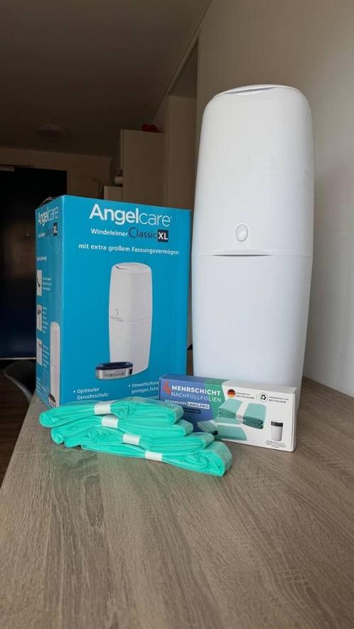 Angelcare Classic XL Nappy Bin, White, Kinderen en Baby's, Badjes en Verzorging, Zo goed als nieuw, Luieremmer, Overige merken